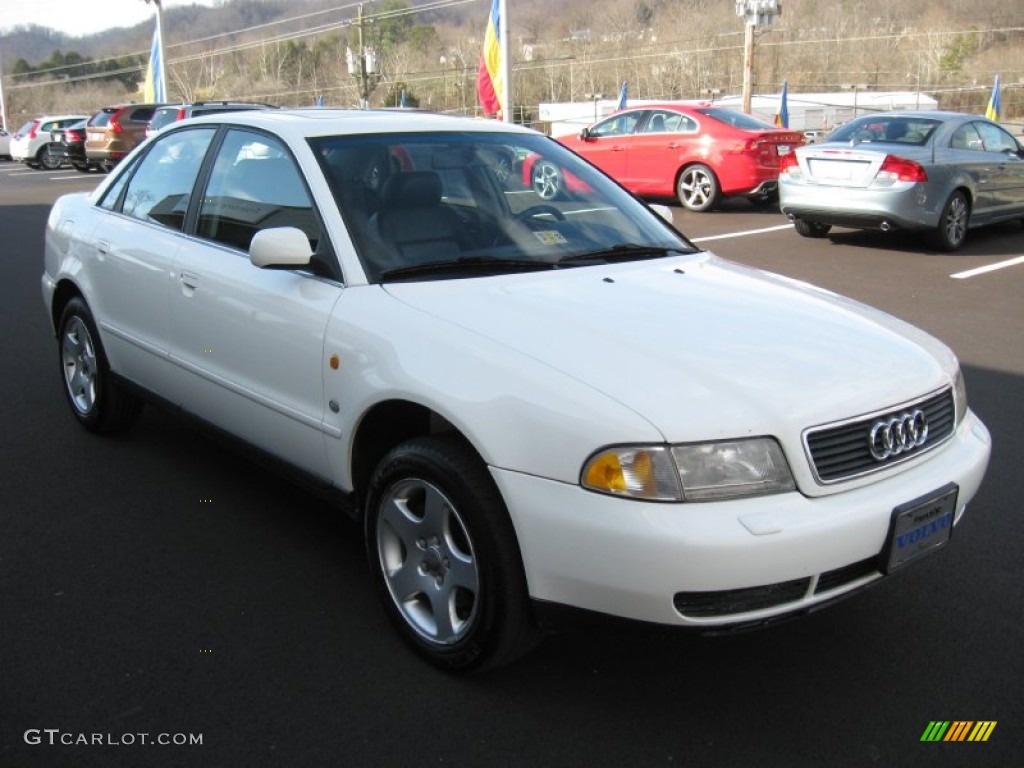 1998 A4 2.8 Sedan - Casablanca White / Onyx Black photo #4
