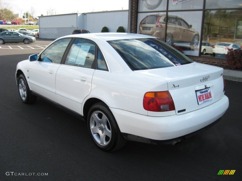 1998 A4 2.8 Sedan - Casablanca White / Onyx Black photo #8