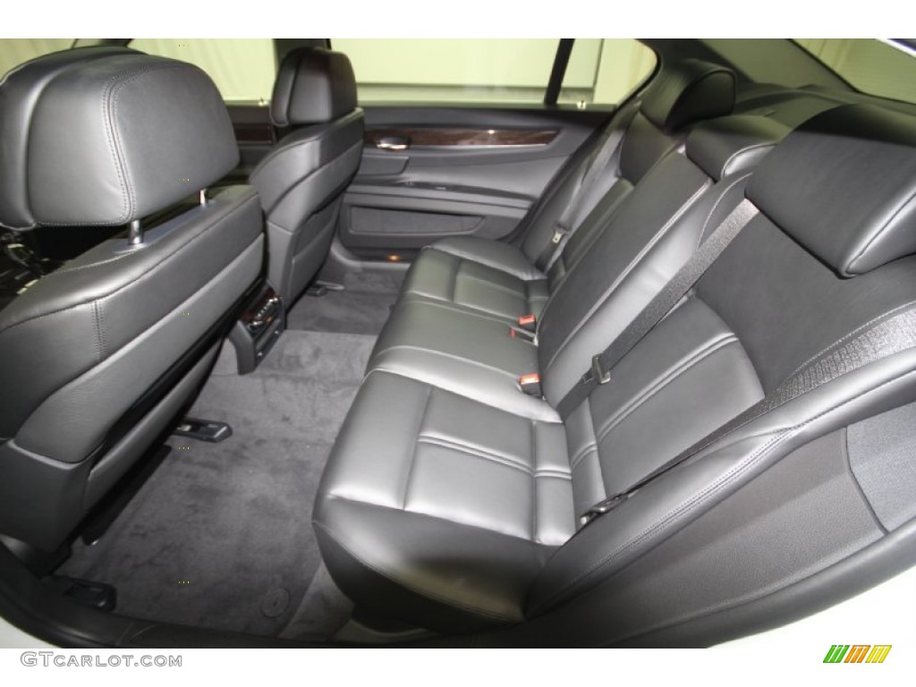 2012 7 Series 750Li Sedan - Mineral White Metallic / Black photo #11