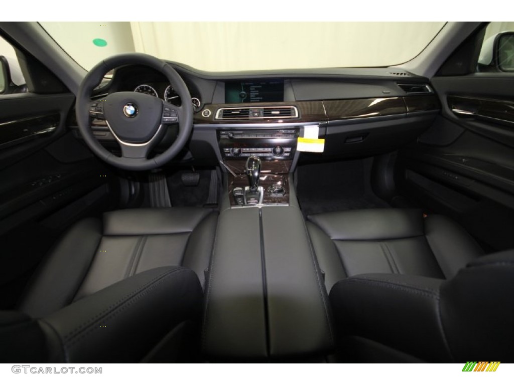 2012 7 Series 750Li Sedan - Mineral White Metallic / Black photo #28