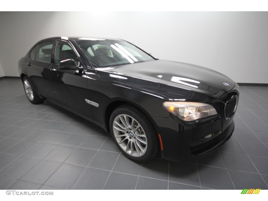 2012 7 Series 750Li xDrive Sedan - Black Sapphire Metallic / Black photo #1