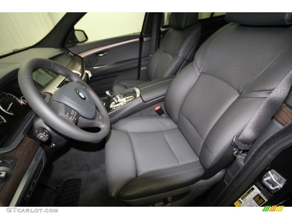 Black Interior 2012 BMW 5 Series 550i Gran Turismo Photo #57850145