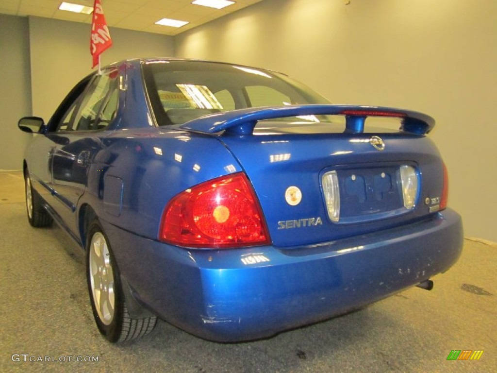 2006 Sentra 1.8 S Special Edition - Sapphire Blue Metallic / Charcoal photo #5