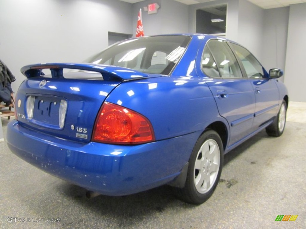 2006 Sentra 1.8 S Special Edition - Sapphire Blue Metallic / Charcoal photo #7