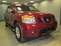 2008 Red Brawn Nissan Armada SE 4x4  photo #1