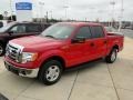 2010 Vermillion Red Ford F150 XLT SuperCrew  photo #1