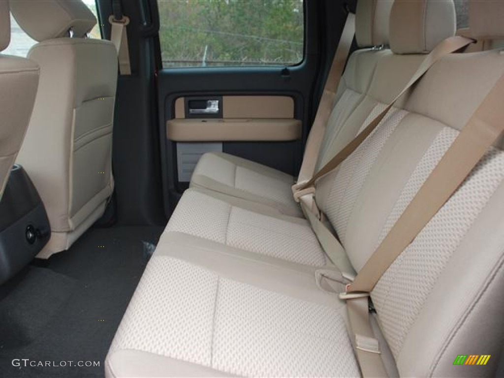 Pale Adobe Interior 2012 Ford F150 XLT SuperCrew Photo #57854252
