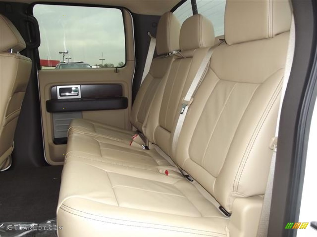 Pale Adobe Interior 2012 Ford F150 Lariat SuperCrew Photo #57855005