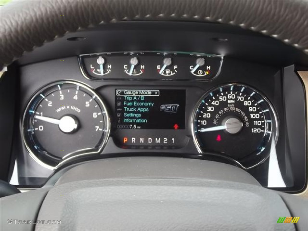 2012 Ford F150 Lariat SuperCrew Gauges Photo #57855059