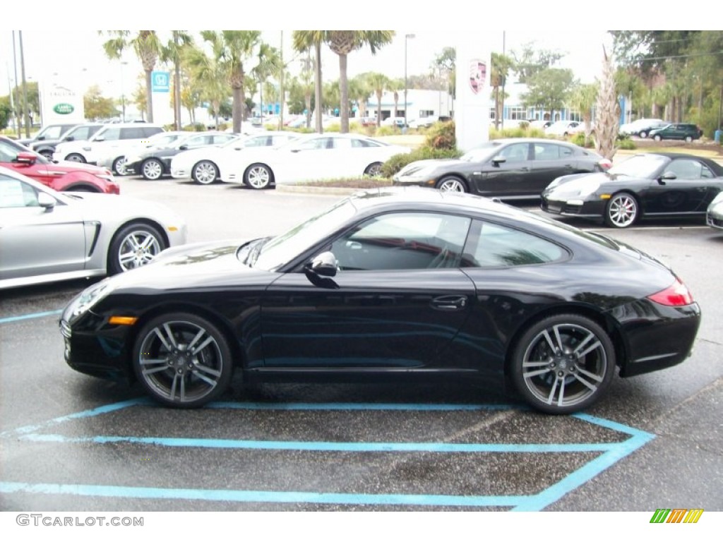 2012 911 Black Edition Coupe - Black / Black photo #3