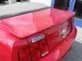 2008 Torch Red Ford Mustang V6 Deluxe Convertible  photo #17