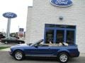 2008 Vista Blue Metallic Ford Mustang V6 Deluxe Convertible  photo #2