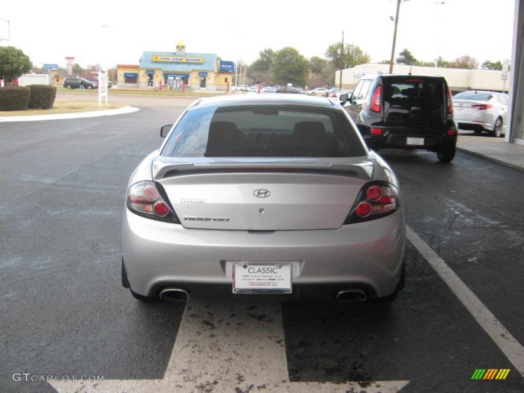 2008 Tiburon GS - Quicksilver / GS Black Cloth photo #4