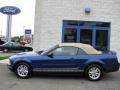 2008 Vista Blue Metallic Ford Mustang V6 Deluxe Convertible  photo #6
