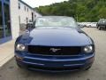 2008 Vista Blue Metallic Ford Mustang V6 Deluxe Convertible  photo #7
