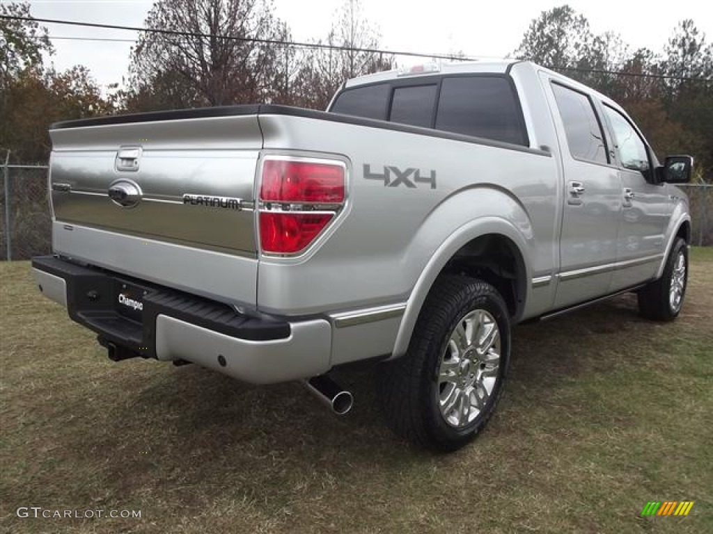 Ingot Silver Metallic 2012 Ford F150 Platinum SuperCrew 4x4 Exterior Photo #57855866