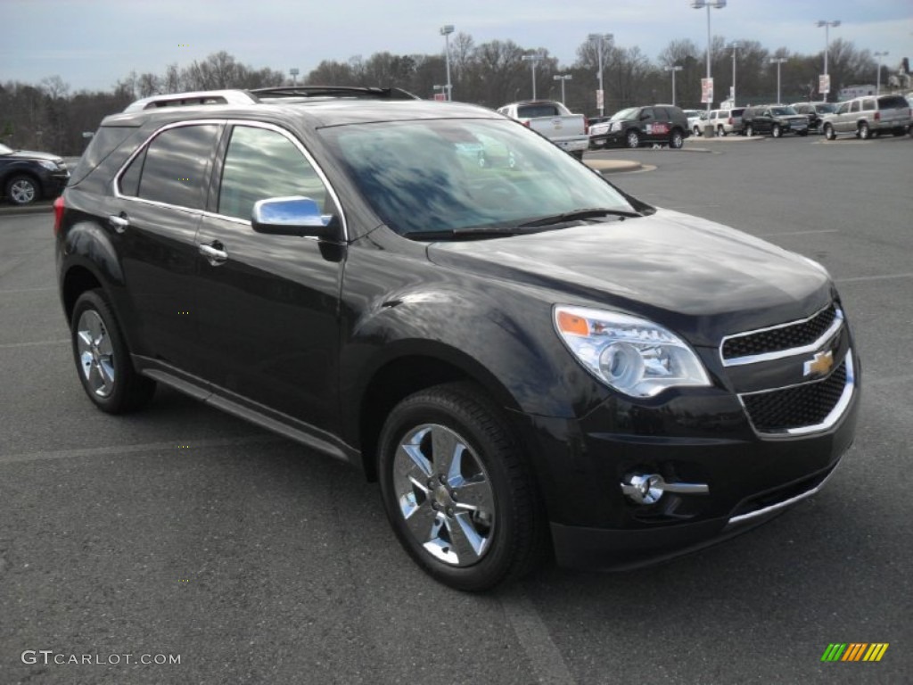 2012 Equinox LTZ - Black Granite Metallic / Jet Black photo #5