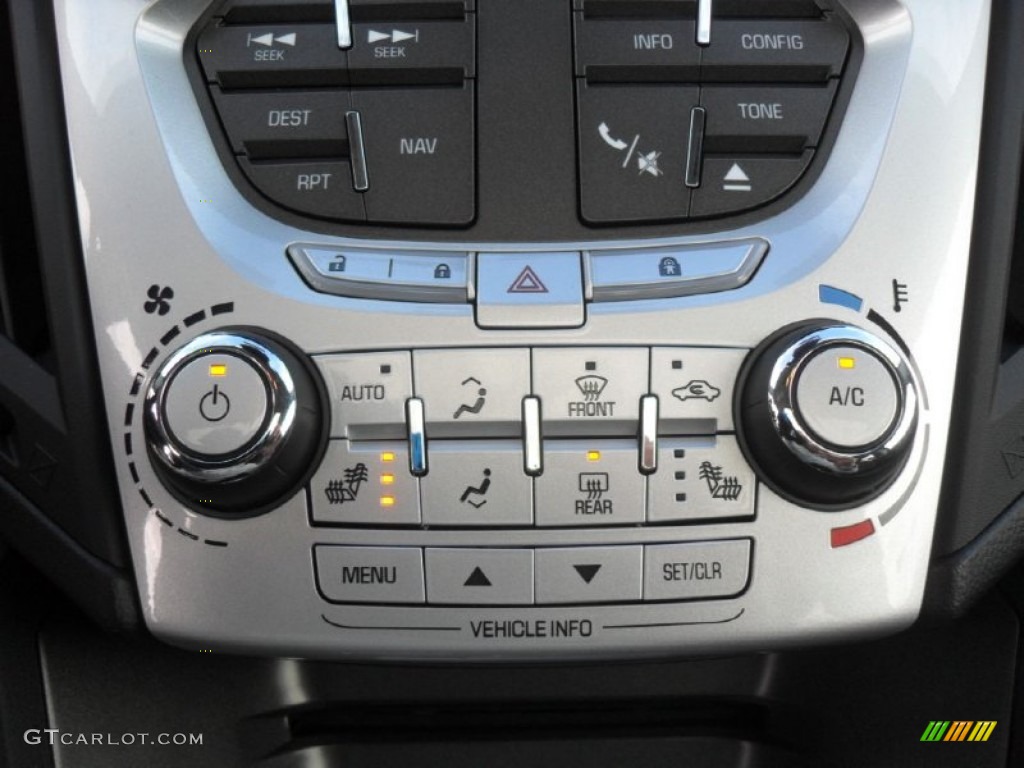 2012 Equinox LTZ - Black Granite Metallic / Jet Black photo #12