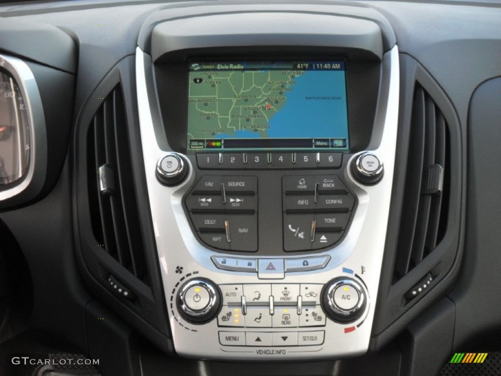 2012 Equinox LTZ - Black Granite Metallic / Jet Black photo #13