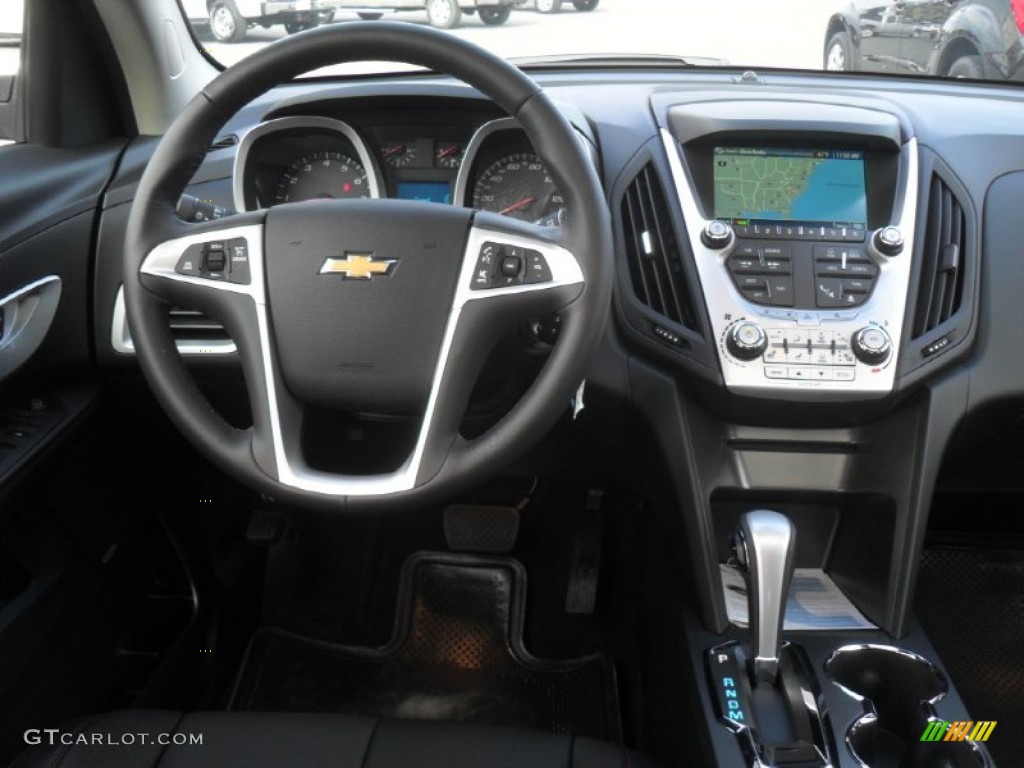 2012 Equinox LTZ - Black Granite Metallic / Jet Black photo #17