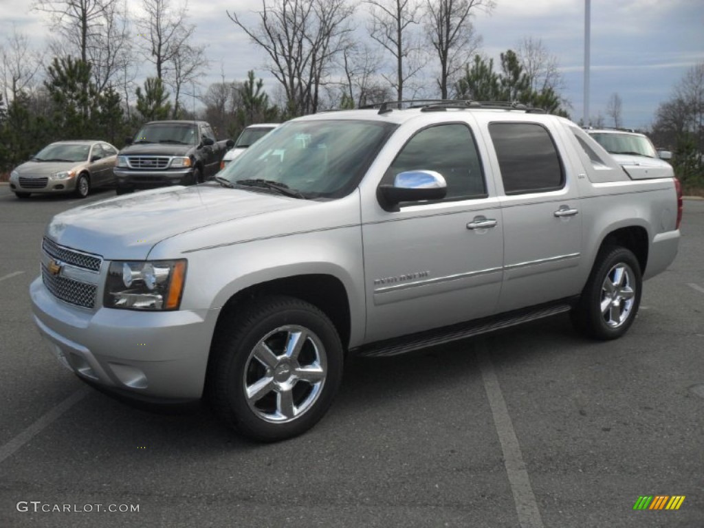 2012 Avalanche LTZ 4x4 - Silver Ice Metallic / Ebony photo #1