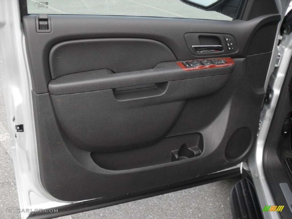 2012 Chevrolet Avalanche LTZ 4x4 Ebony Door Panel Photo #57856298
