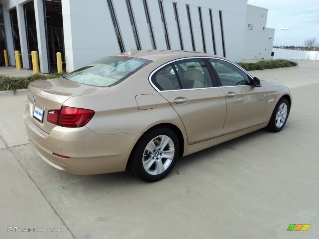 Milano Beige Metallic 2012 BMW 5 Series 528i Sedan Exterior Photo #57856760