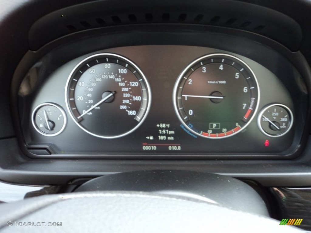 2012 BMW 5 Series 528i Sedan Gauges Photo #57856811
