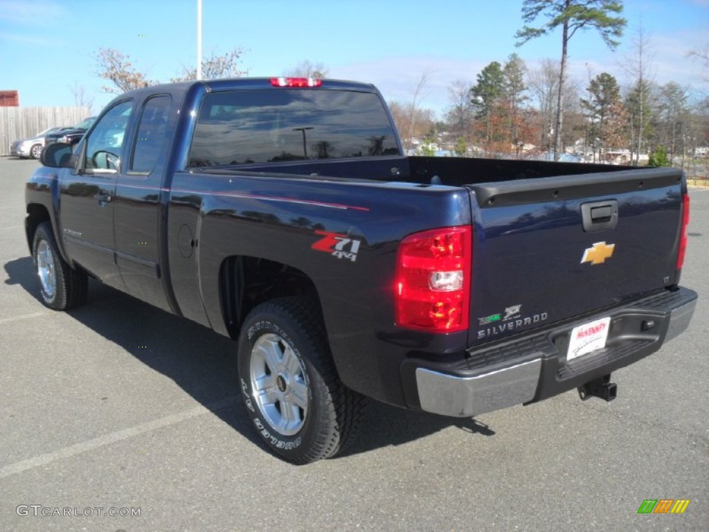 2012 Silverado 1500 LT Extended Cab 4x4 - Imperial Blue Metallic / Ebony photo #2