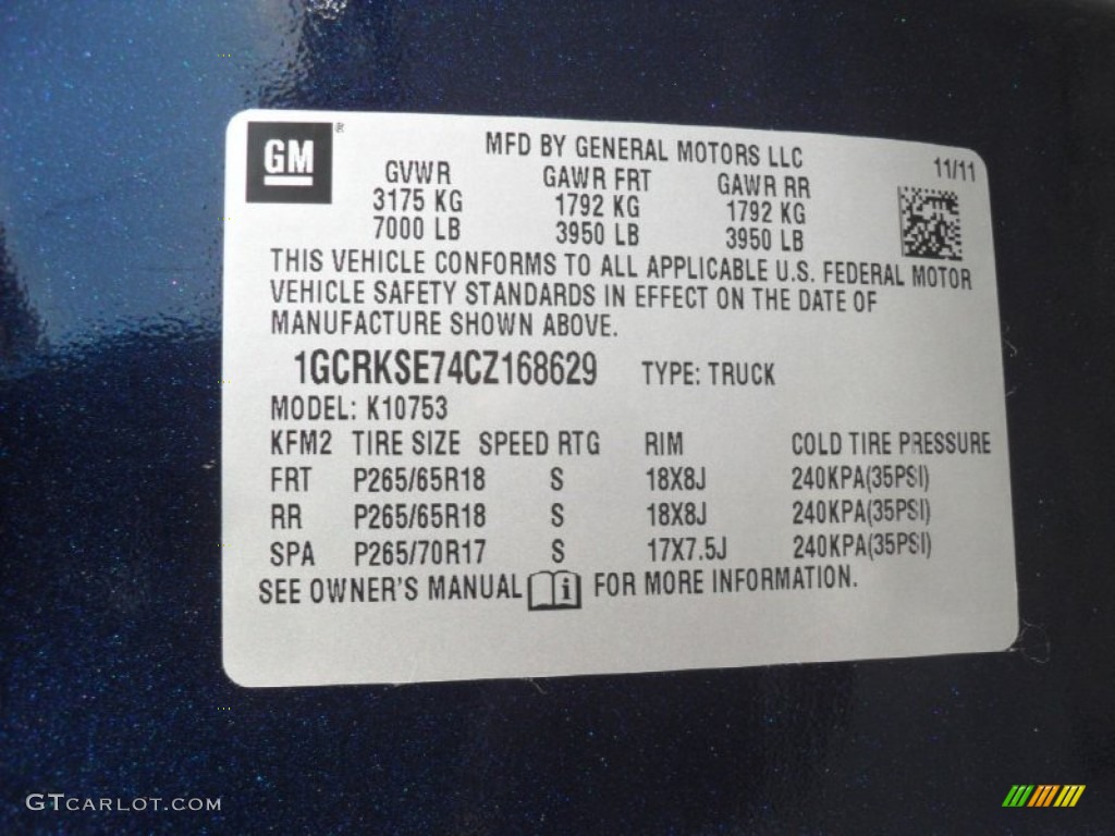 2012 Silverado 1500 LT Extended Cab 4x4 - Imperial Blue Metallic / Ebony photo #6