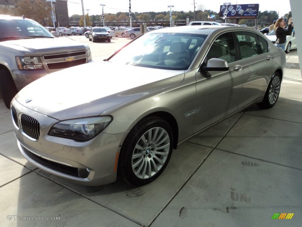 2012 7 Series 750Li Sedan - Cashmere Silver Metallic / Oyster/Black photo #1