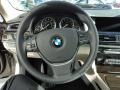 2012 BMW 7 Series Oyster/Black Interior Steering Wheel Photo