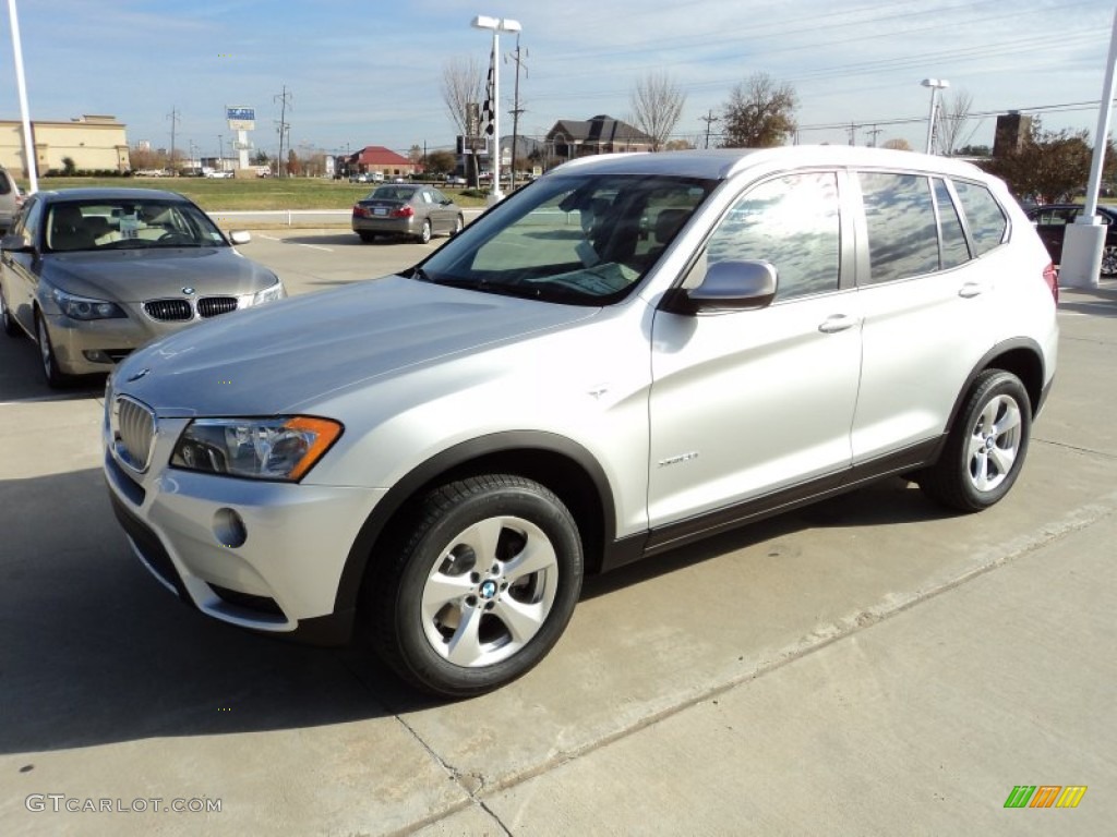 Titanium Silver Metallic 2012 BMW X3 xDrive 28i Exterior Photo #57857510