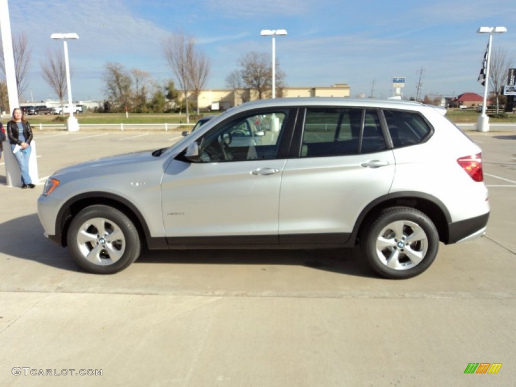 Titanium Silver Metallic 2012 BMW X3 xDrive 28i Exterior Photo #57857540