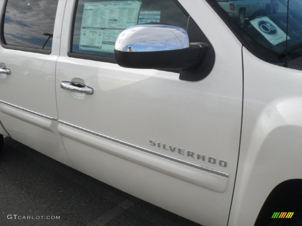 2012 Silverado 1500 LT Crew Cab 4x4 - White Diamond Tricoat / Ebony photo #22