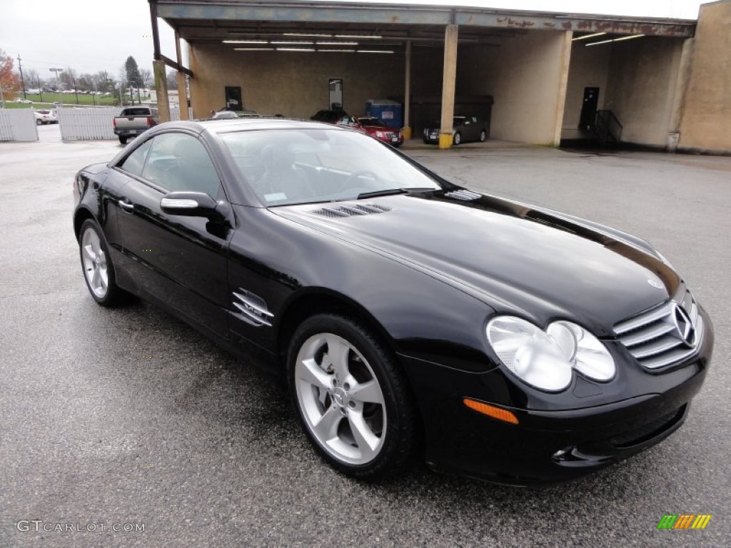 Black 2005 Mercedes-Benz SL 600 Roadster Exterior Photo #57858920