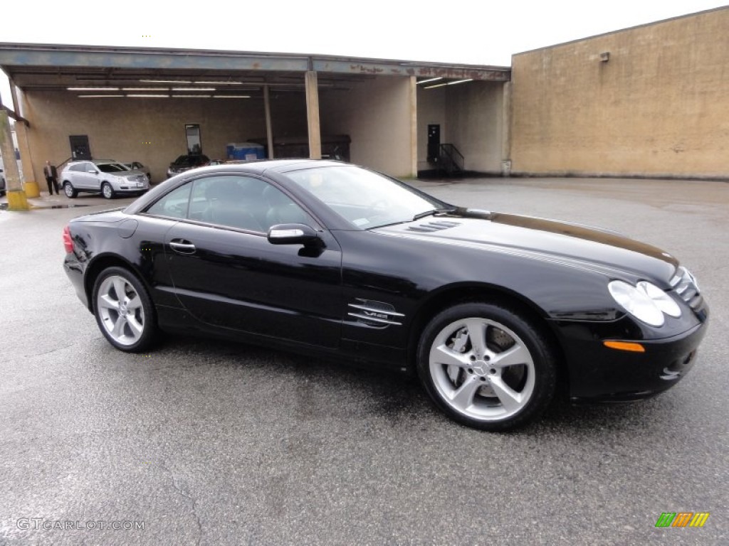 Black 2005 Mercedes-Benz SL 600 Roadster Exterior Photo #57858935