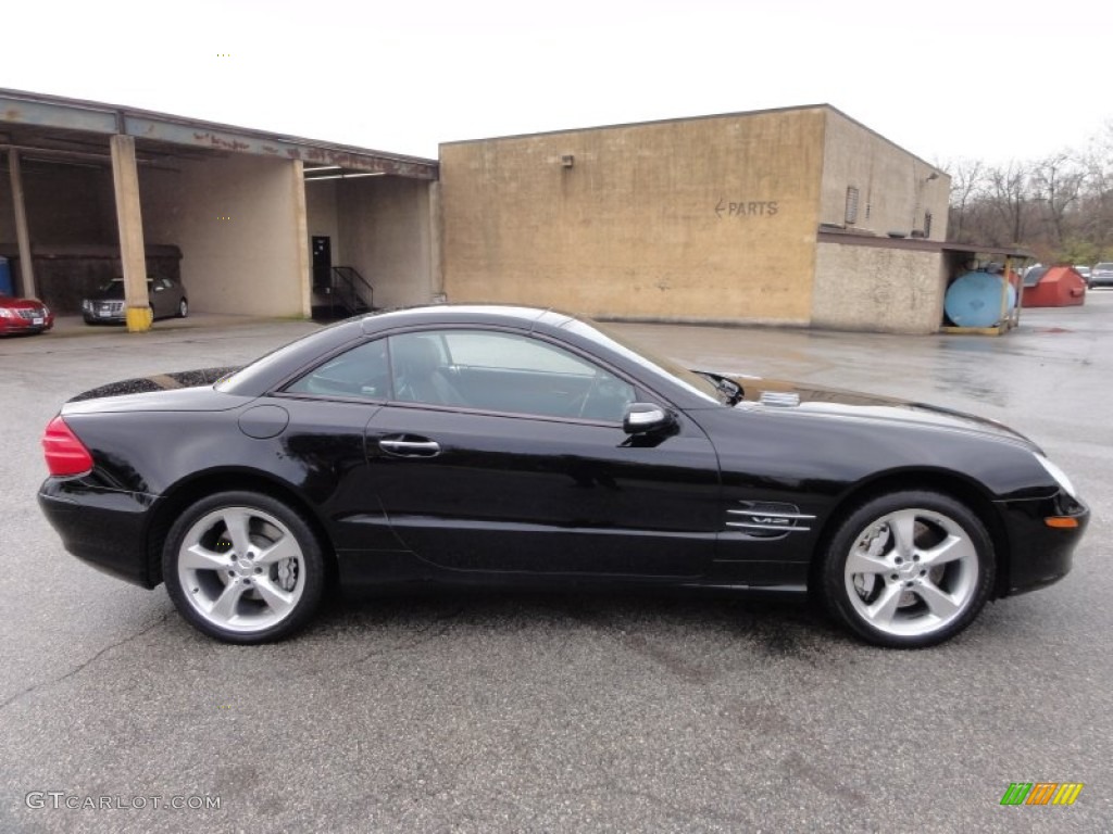 Black 2005 Mercedes-Benz SL 600 Roadster Exterior Photo #57858941