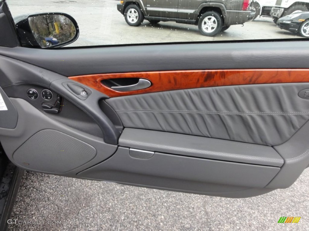 2005 Mercedes-Benz SL 600 Roadster Charcoal Door Panel Photo #57859094