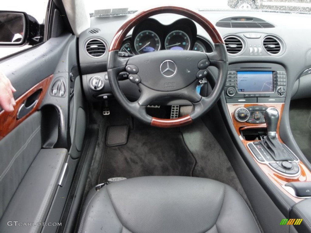 2005 Mercedes-Benz SL 600 Roadster Charcoal Dashboard Photo #57859205