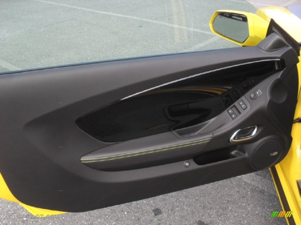 2012 Chevrolet Camaro SS Coupe Transformers Special Edition Black Door Panel Photo #57859226
