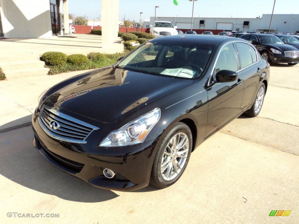 2012 G 37 Journey Sedan - Black Obsidian / Graphite photo #1