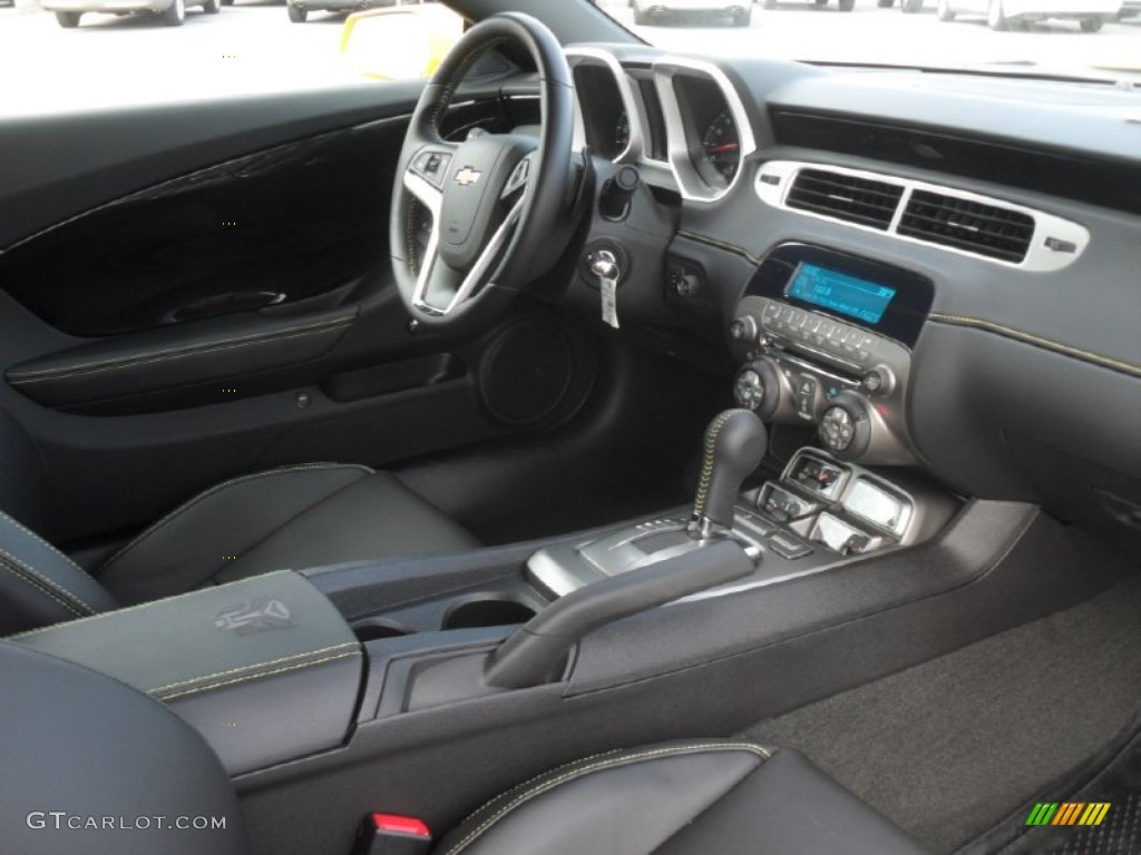 Black Interior 2012 Chevrolet Camaro SS Coupe Transformers Special Edition Photo #57859325