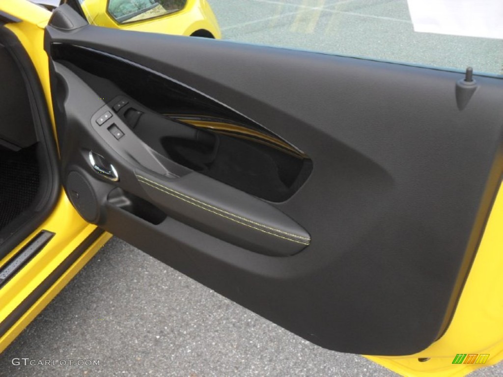 2012 Chevrolet Camaro SS Coupe Transformers Special Edition Black Door Panel Photo #57859328