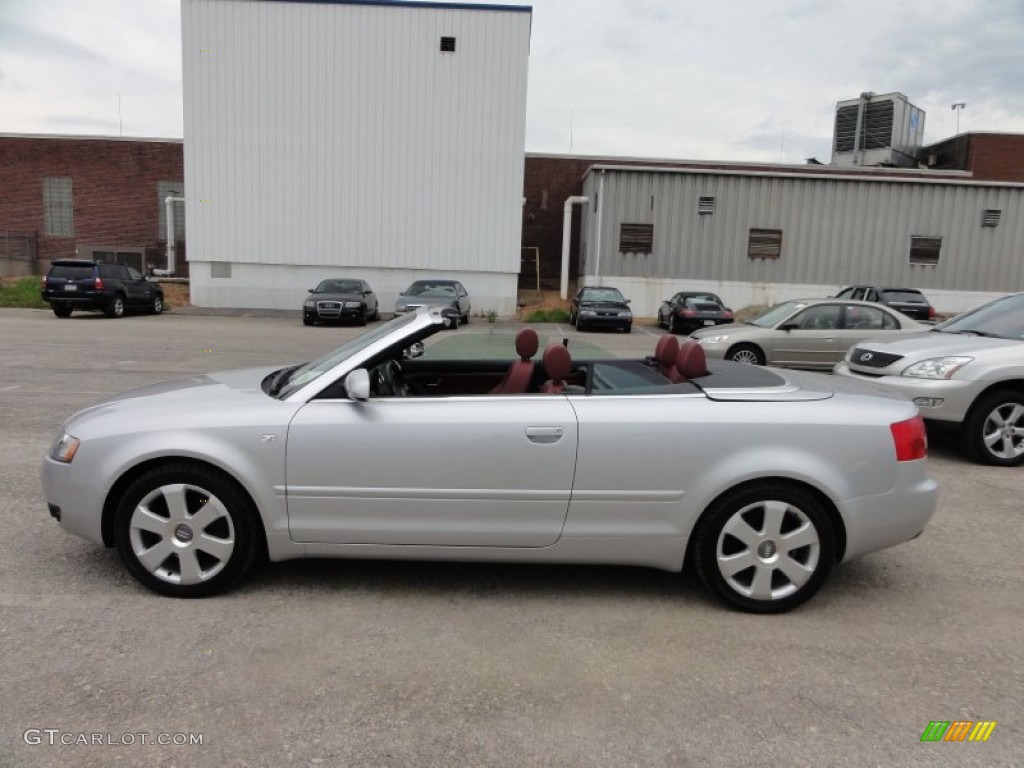 Light Silver Metallic 2005 Audi A4 3.0 quattro Cabriolet Exterior Photo #57859415