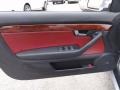 Red 2005 Audi A4 3.0 quattro Cabriolet Door Panel