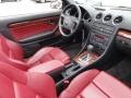 Red 2005 Audi A4 3.0 quattro Cabriolet Dashboard