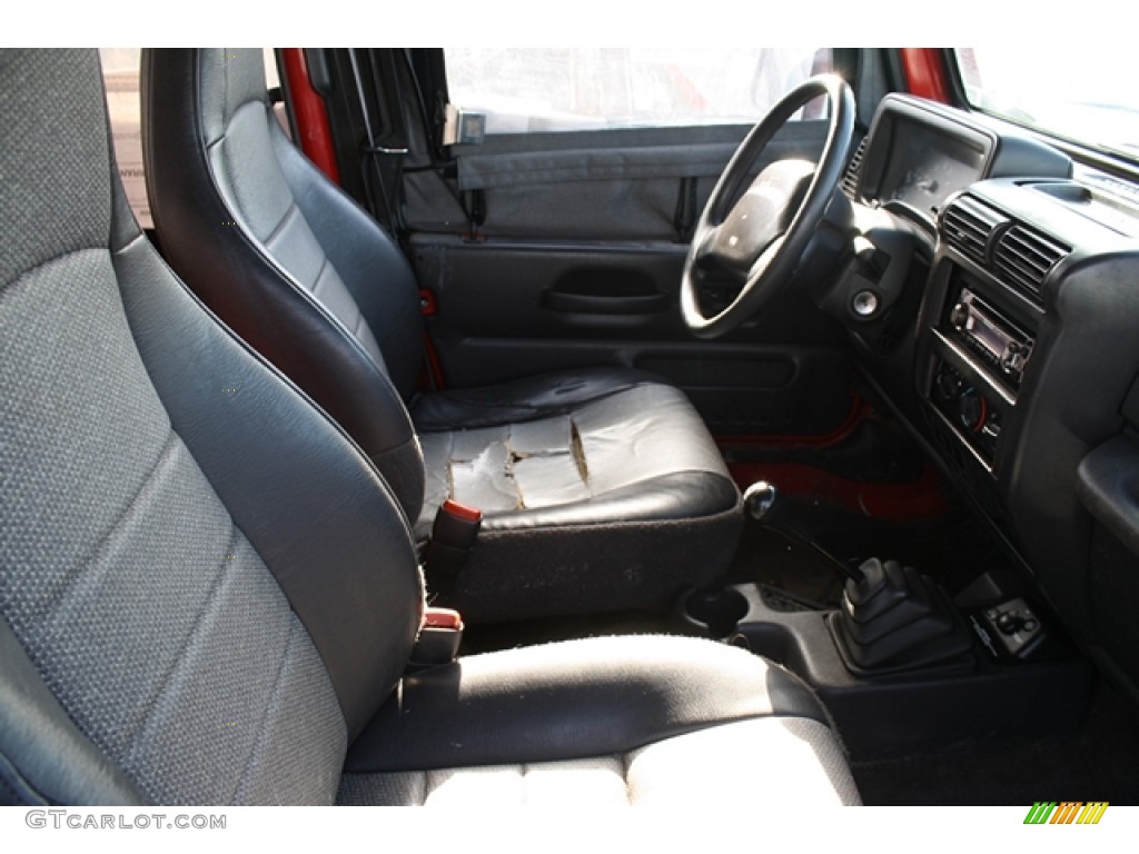 2000 Wrangler SE 4x4 - Flame Red / Agate photo #7