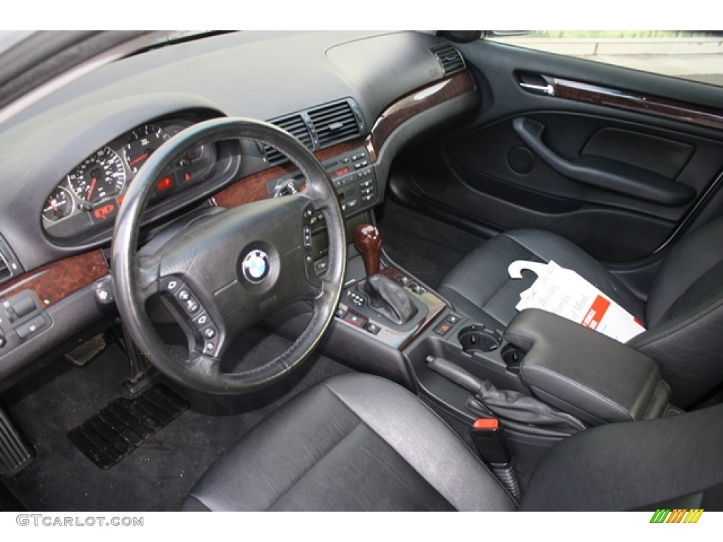 2003 3 Series 325xi Sedan - Titanium Silver Metallic / Black photo #5