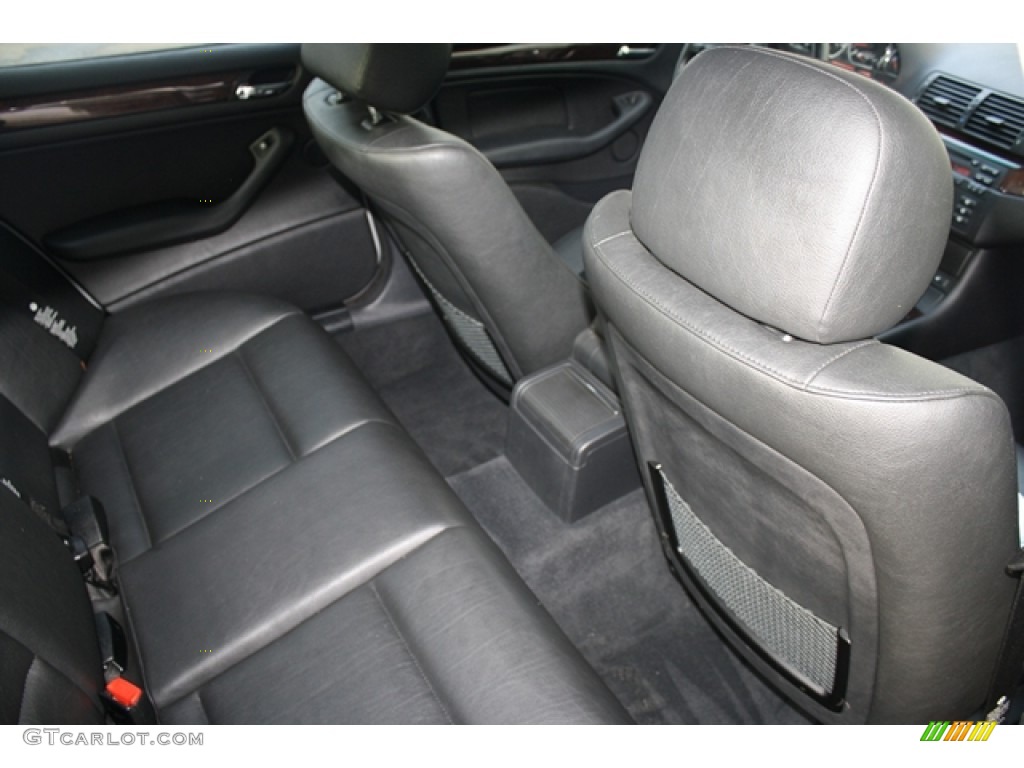2003 3 Series 325xi Sedan - Titanium Silver Metallic / Black photo #13